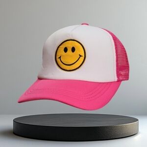 New Unisex Happy Face Snapback Cap Hat